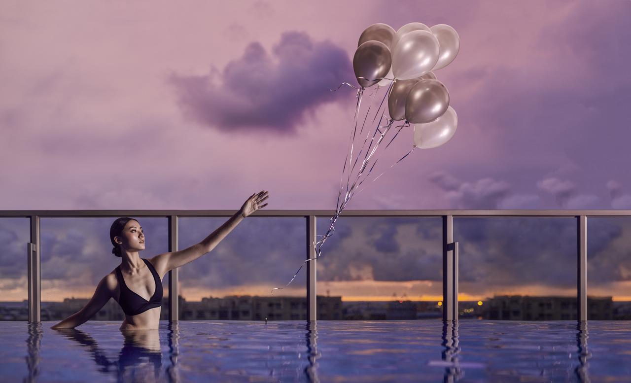 Silks Club Hotell Kaohsiung Eksteriør bilde The Sky Pool