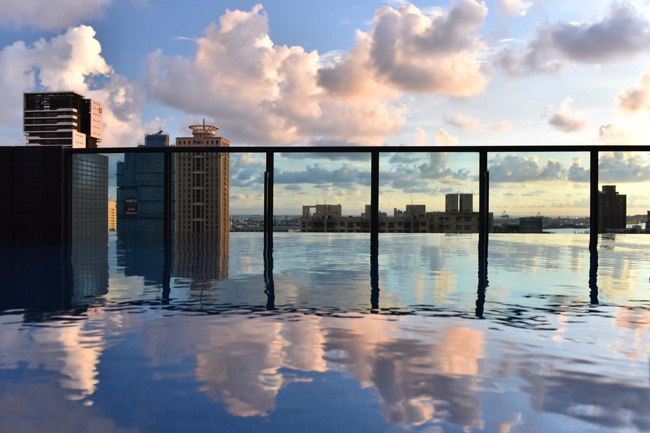 Silks Club Hotell Kaohsiung Eksteriør bilde A computer-generated image of a flooded New York City skyline